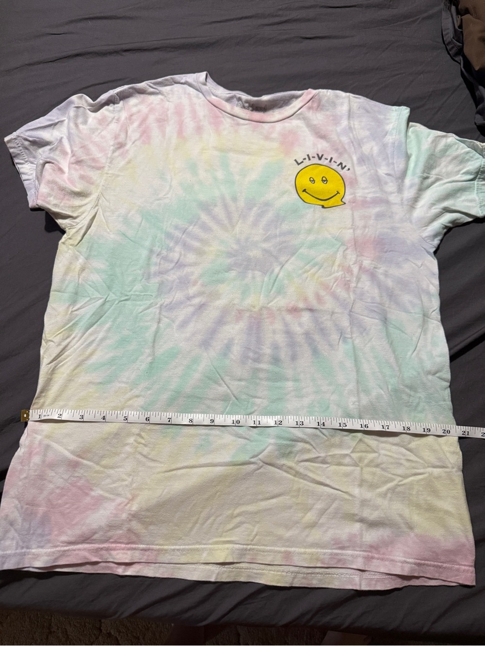 Tie-Dye Pastel Smiley T-Shirt